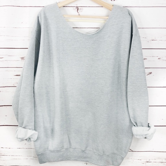 NEW Oversized Slouchy Sweatshirt loose fit S-5X - Picture 4 of 6